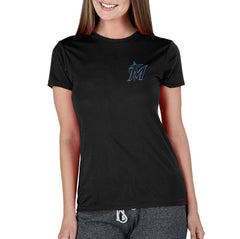 Miami Marlins Concepts Sport Women's Marathon Knit Top - MLB