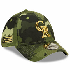Colorado Rockies New Era 2022 Armed Forces Day 39THIRTY Flex Hat - MLB
