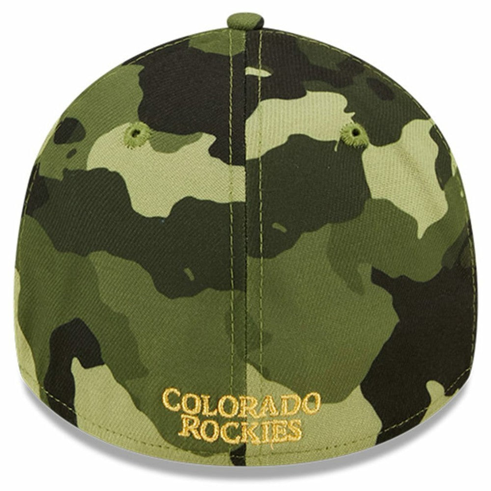 Colorado Rockies New Era 2022 Armed Forces Day 39THIRTY Flex Hat - MLB