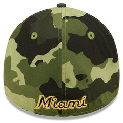 Miami Marlins New Era 2022 Armed Forces Day 39THIRTY Flex Hat - MLB
