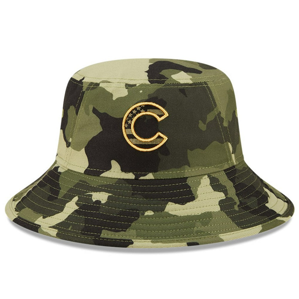Chicago Cubs New Era 2022 Armed Forces Day Bucket Hat - MLB