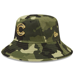 Chicago Cubs New Era 2022 Armed Forces Day Bucket Hat - MLB