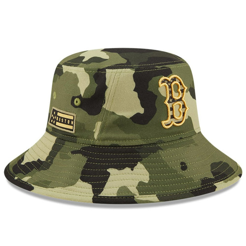 Boston Red Sox New Era 2022 Armed Forces Day Bucket Hat - MLB