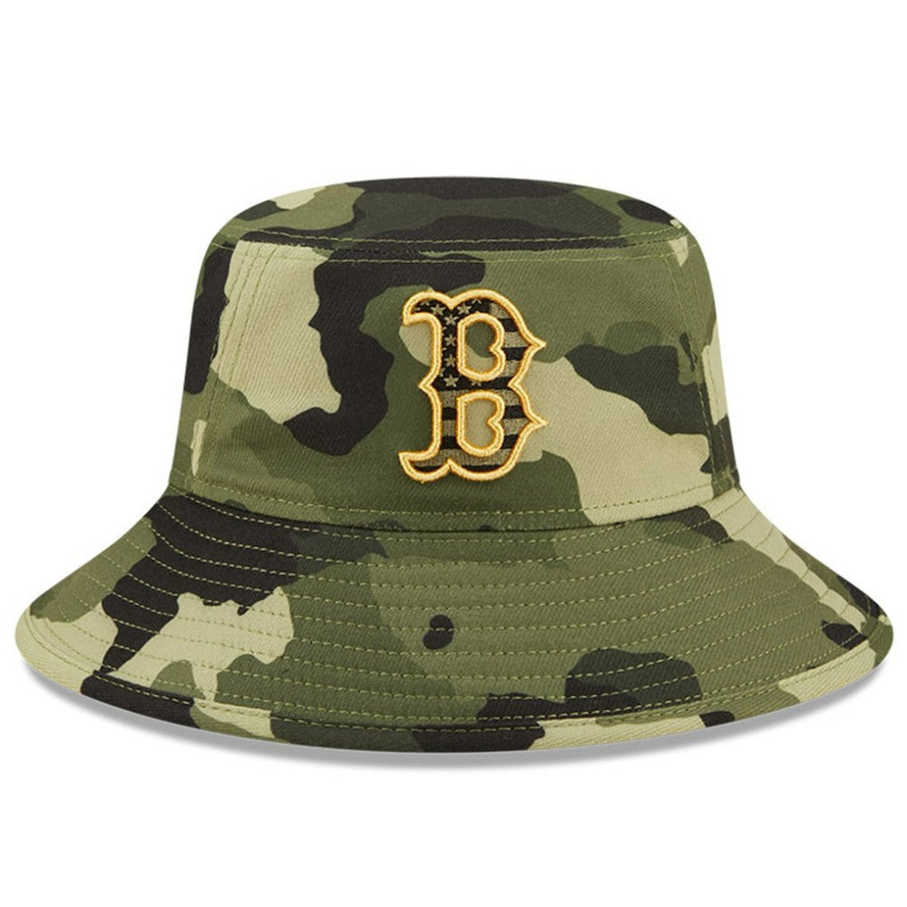 Boston Red Sox New Era 2022 Armed Forces Day Bucket Hat - MLB