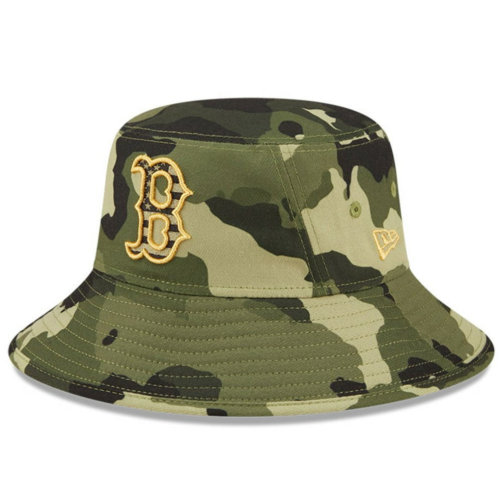 Boston Red Sox New Era 2022 Armed Forces Day Bucket Hat - MLB