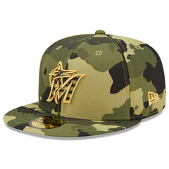 Miami Marlins New Era 2022 Armed Forces Day On-Field 59FIFTY Fitted Hat - MLB