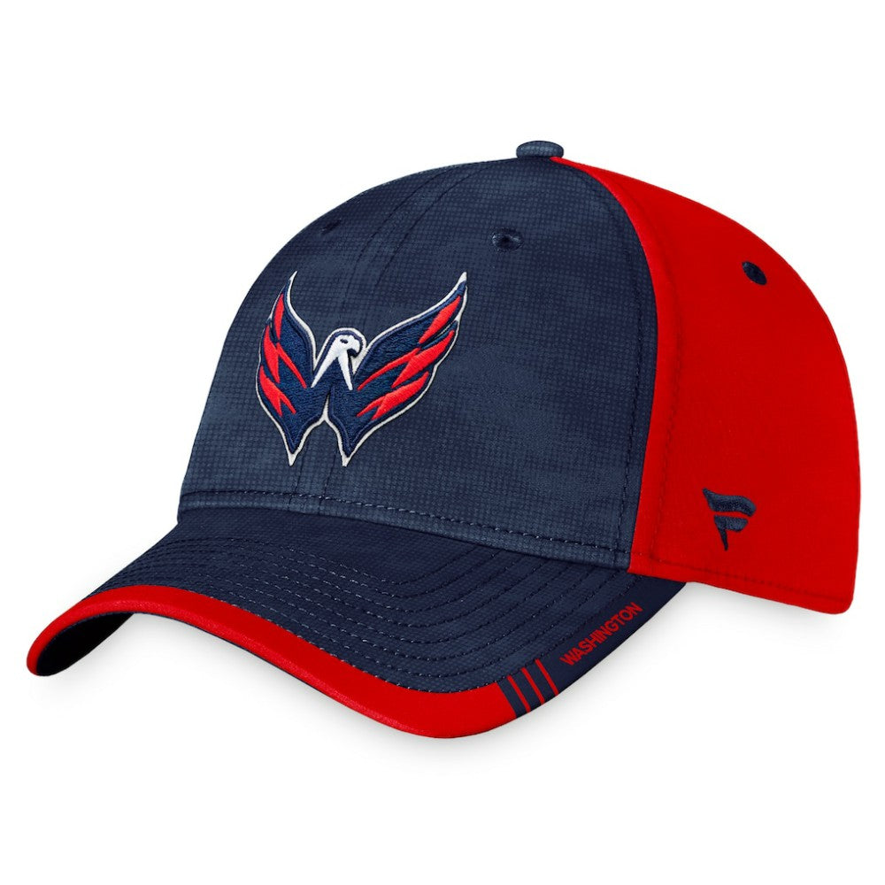 Washington Capitals Fanatics Authentic Pro Rink Camo Flex Hat - Navy/Red - NHL