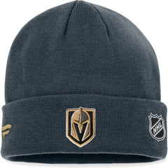 Vegas Golden Knights Fanatics Authentic Pro Rink Cuffed Knit Hat - Black - NHL
