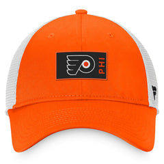 Philadelphia Flyers Fanatics Authentic Pro Rink Trucker Snapback Hat - Orange - NHL