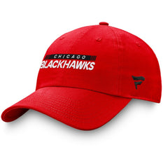 Chicago Blackhawks Fanatics Authentic Pro Rink Adjustable Hat - Red - NHL