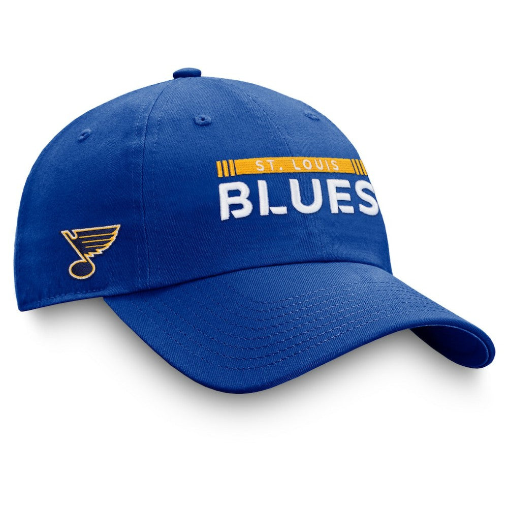 St. Louis Blues Fanatics Authentic Pro Rink Adjustable Hat - Blue - NHL