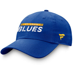 St. Louis Blues Fanatics Authentic Pro Rink Adjustable Hat - Blue - NHL