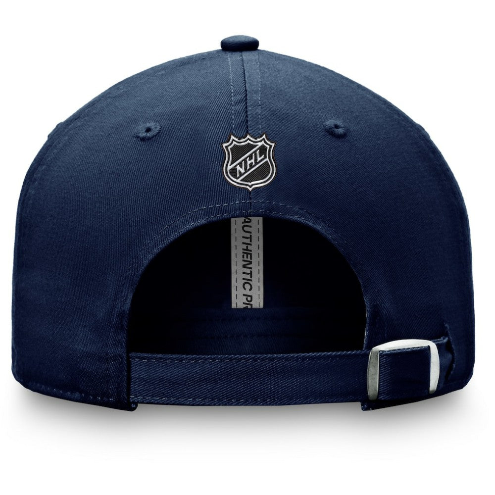 Seattle Kraken Fanatics Authentic Pro Rink Adjustable Hat - Deep Sea Blue - NHL