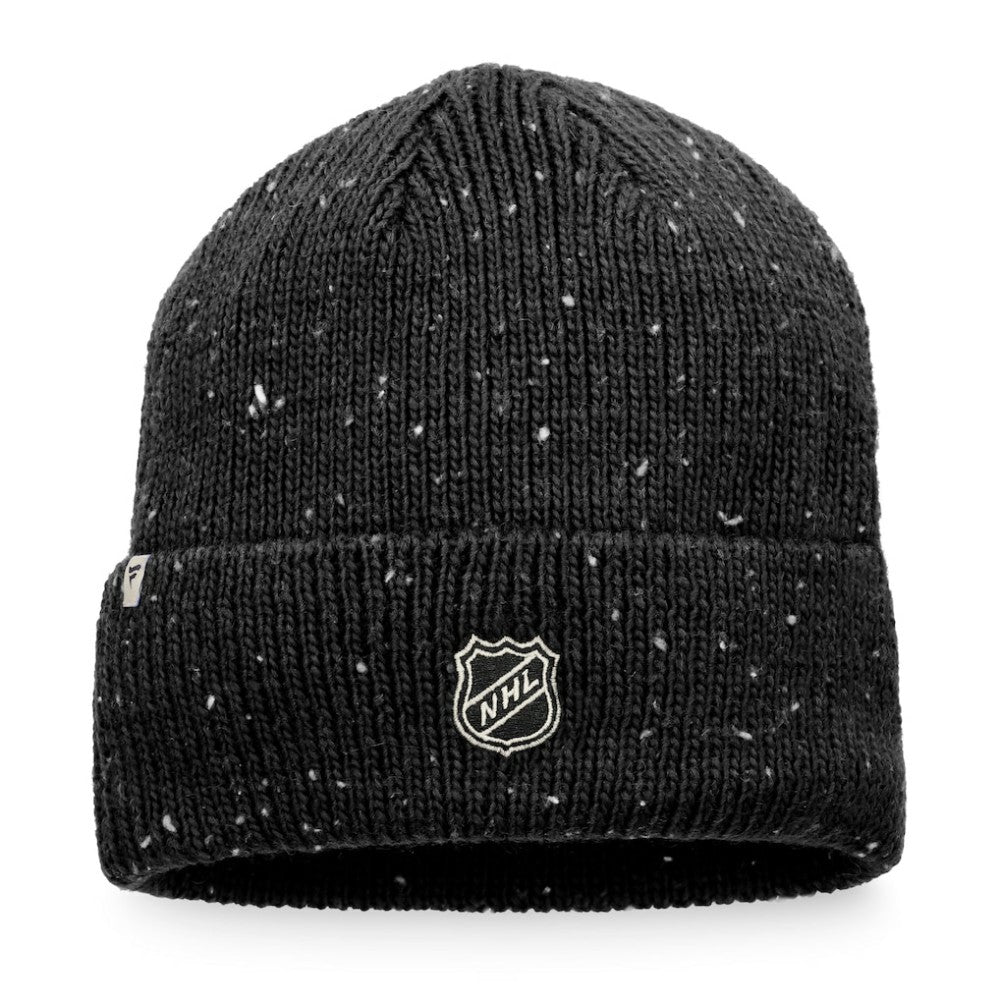 Vegas Golden Knights Fanatics Authentic Pro Rink Pinnacle Cuffed Knit Hat - Black - NHL