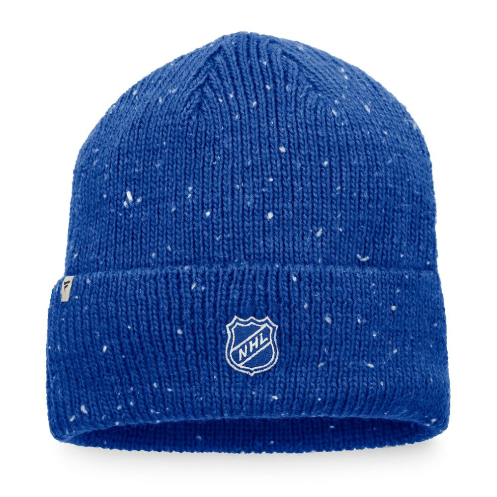 St. Louis Blues Fanatics Authentic Pro Rink Pinnacle Cuffed Knit Hat - Blue - NHL