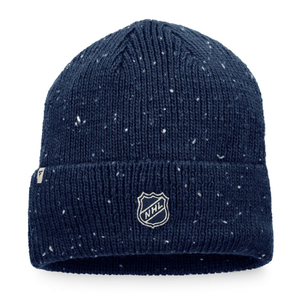 Seattle Kraken Fanatics Authentic Pro Rink Pinnacle Cuffed Knit Hat - Deep Sea Blue - NHL