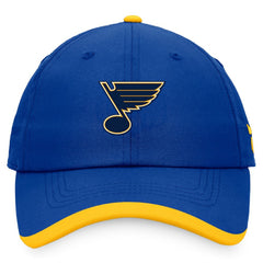 St. Louis Blues Fanatics Authentic Pro Rink Pinnacle Adjustable Hat - Blue - NHL