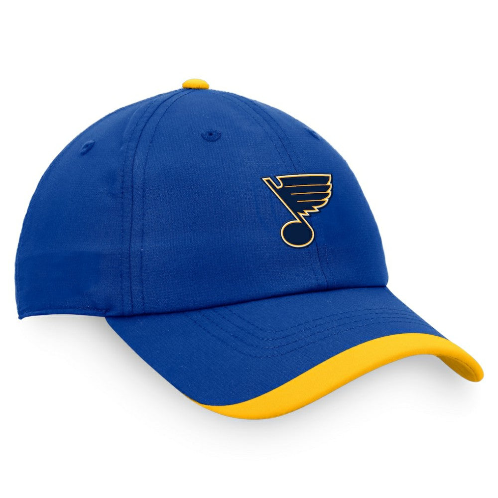 St. Louis Blues Fanatics Authentic Pro Rink Pinnacle Adjustable Hat - Blue - NHL