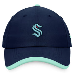 Seattle Kraken Fanatics Authentic Pro Rink Pinnacle Adjustable Hat - Deep Sea Blue - NHL