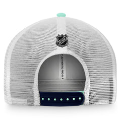 Seattle Kraken Fanatics Authentic Pro Rink Trucker Snapback Hat - Light Blue/White - NHL