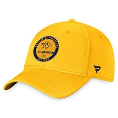 Nashville Predators Fanatics 2022 Authentic Pro Training Camp Flex Hat - Gold - NHL