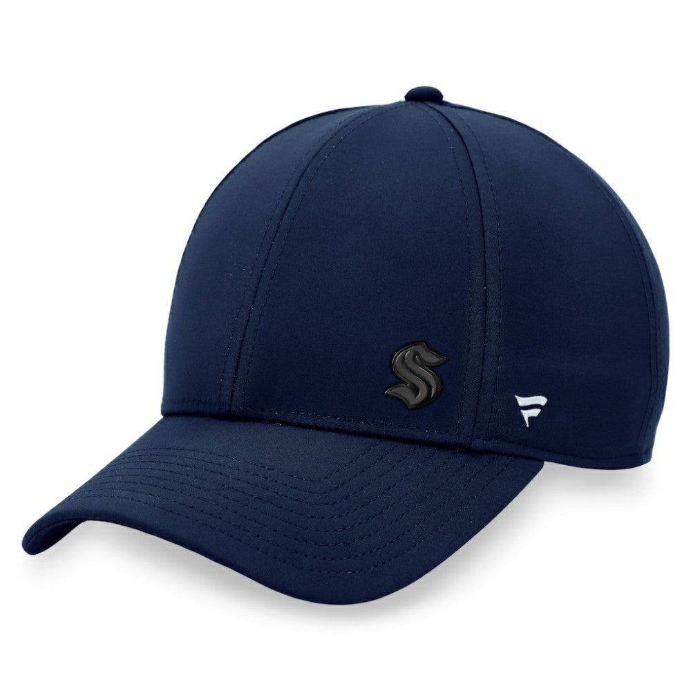Seattle Kraken Fanatics Women's Authentic Pro Road Structured Adjustable Hat - Deep Sea Blue - NHL
