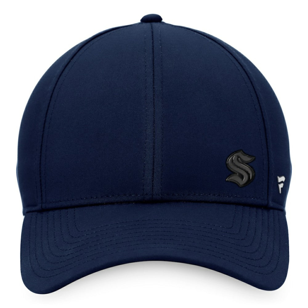 Seattle Kraken Fanatics Women's Authentic Pro Road Structured Adjustable Hat - Deep Sea Blue - NHL