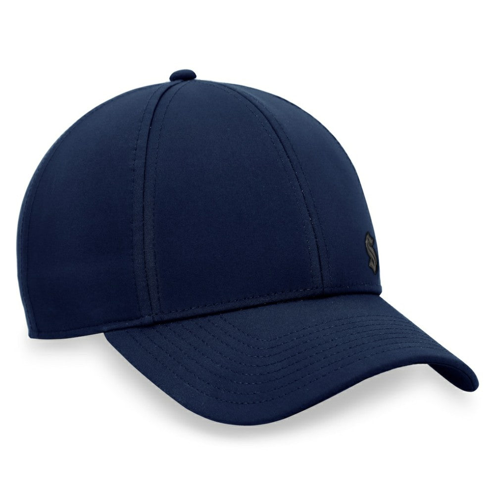 Seattle Kraken Fanatics Women's Authentic Pro Road Structured Adjustable Hat - Deep Sea Blue - NHL