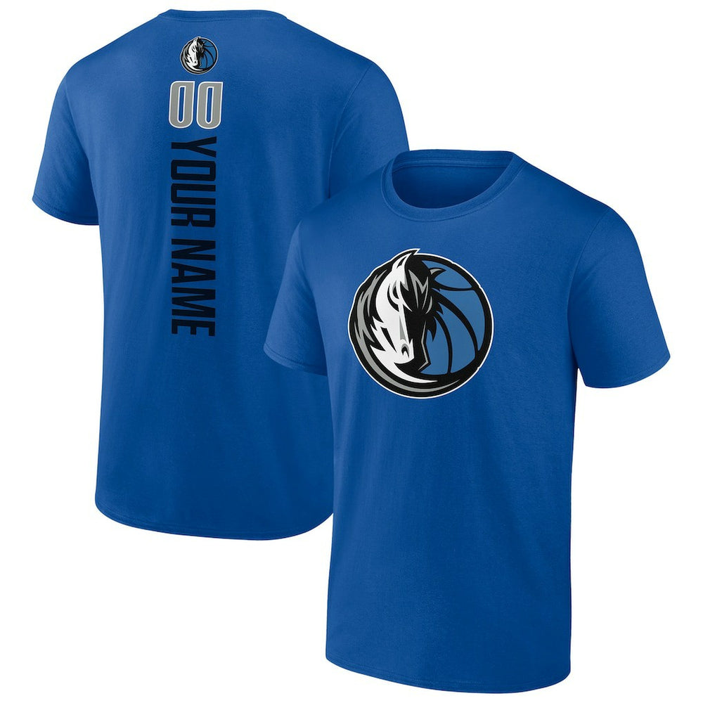Dallas Mavericks Personalized Playmaker Team T-Shirt Blue - NBA