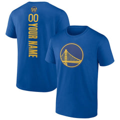 Golden State Warriors Personalized Playmaker Team T-Shirt Royal - NBA