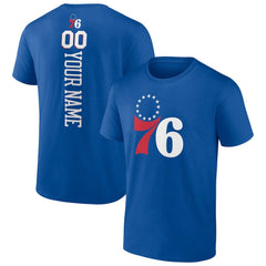 Philadelphia 76ers Personalized Playmaker Team T-Shirt Royal - NBA