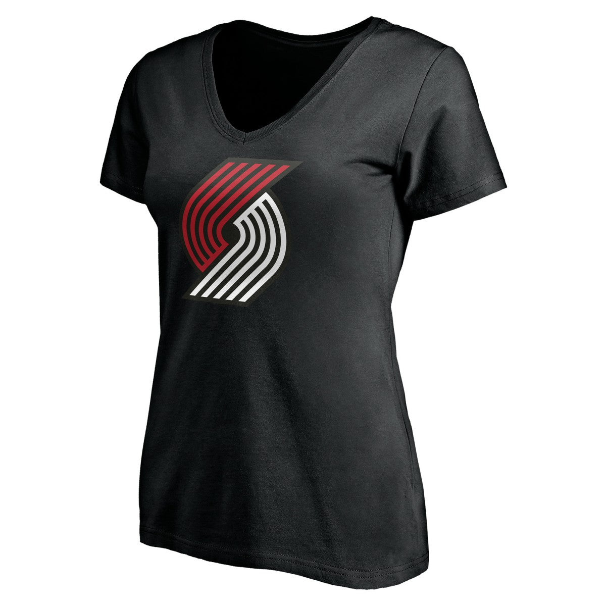 Portland Trail Blazers Women's Personalized Playmaker Team V-Neck T-Shirt Black - NBA