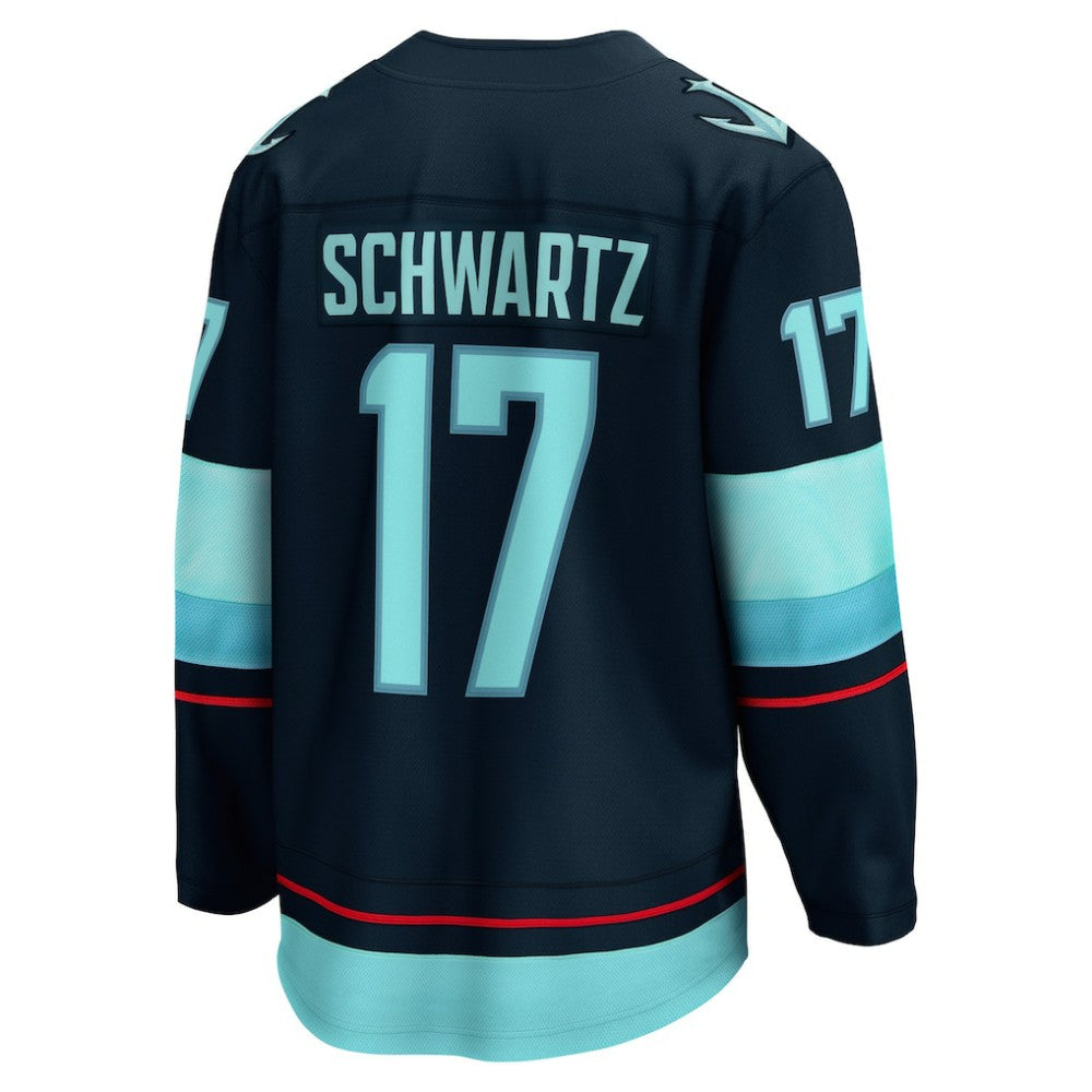 Jaden Schwartz Seattle Kraken Fanatics Home Breakaway Player Jersey - Navy - NHL
