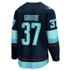 Yanni Gourde Seattle Kraken Fanatics Home Breakaway Player Jersey - Deep Sea Blue - NHL