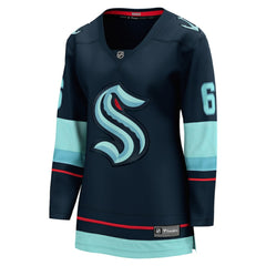 Adam Larsson Seattle Kraken Fanatics Women's Home Breakaway Player Jersey - Deep Sea Blue - NHL