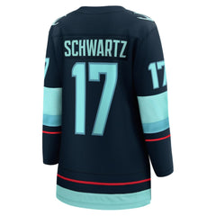 Jaden Schwartz Seattle Kraken Fanatics Women's Home Breakaway Player Jersey - Navy - NHL