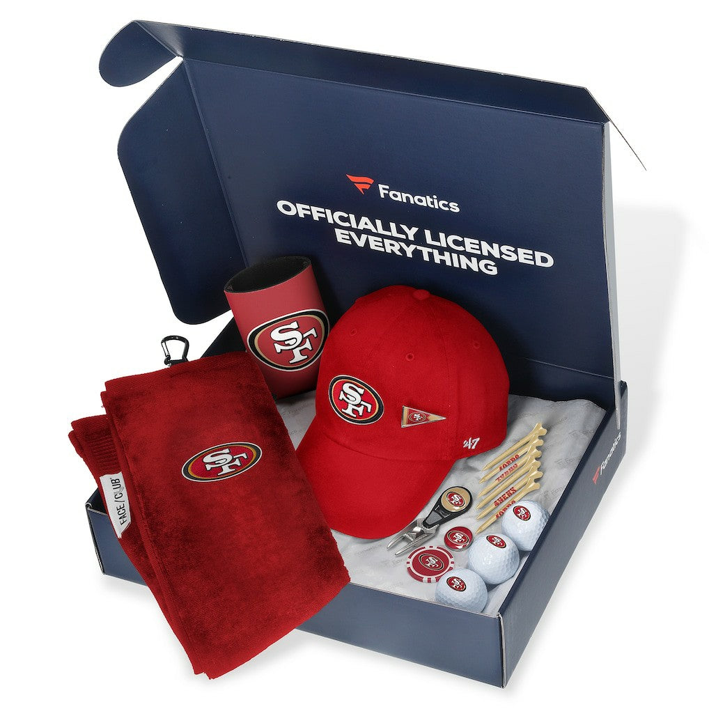 San Francisco 49ers Pack Golf-Themed Gift Box $105+ Value | Fanatics