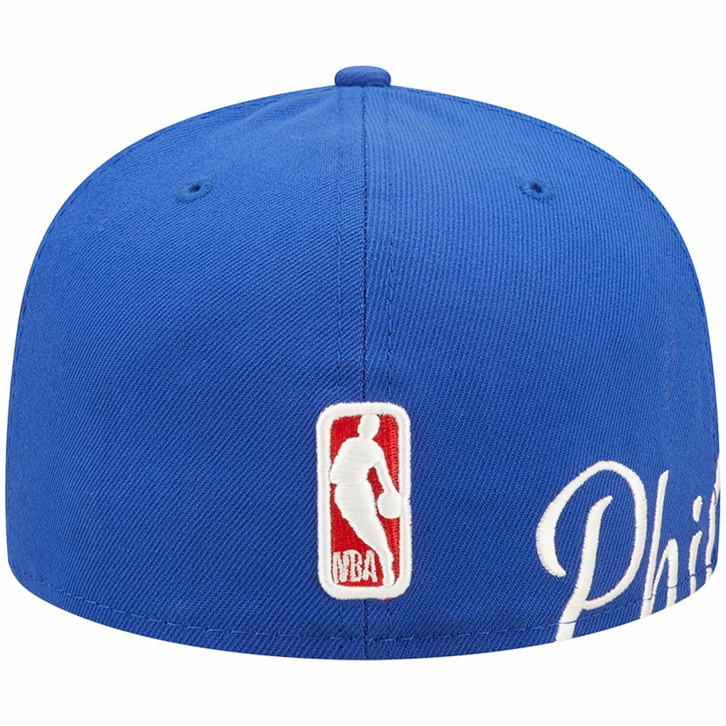 Philadelphia 76ers Side Split 59FIFTY Fitted Hat Royal - NBA