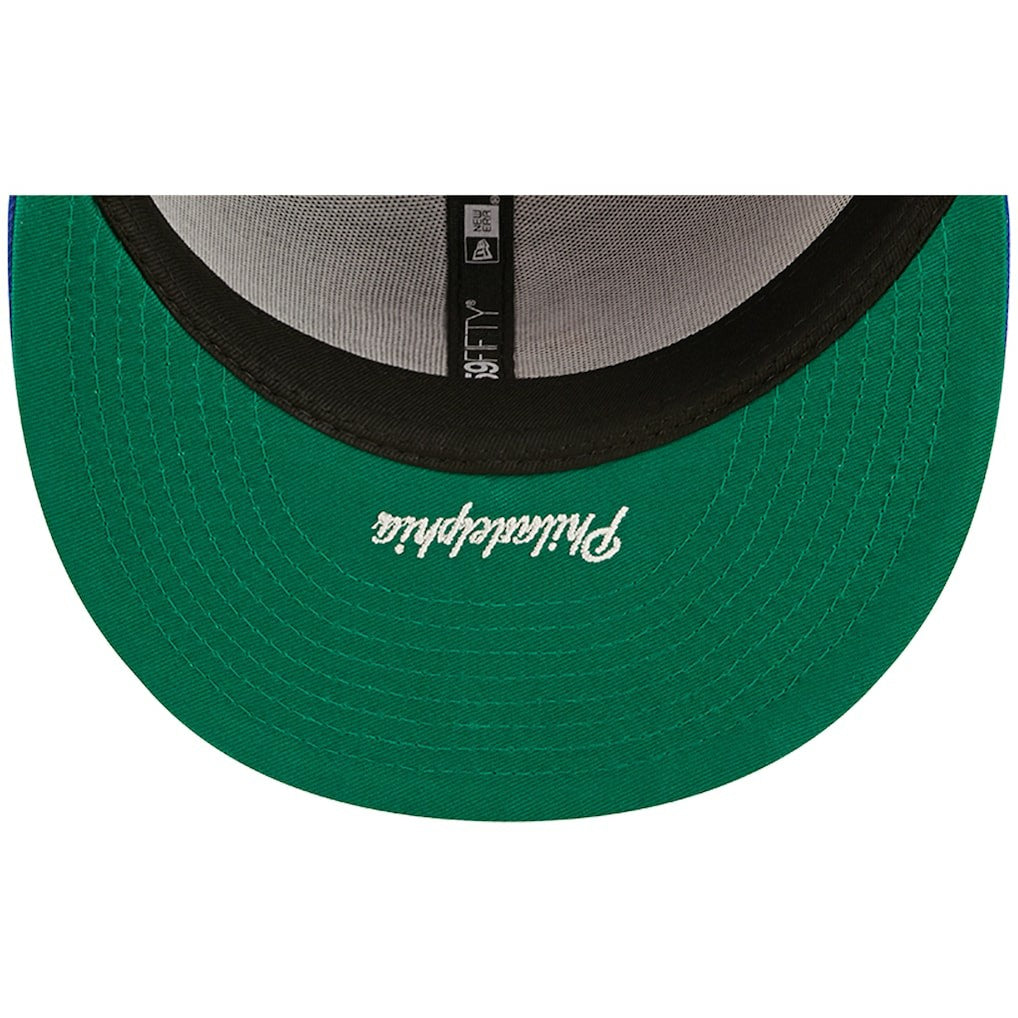 Philadelphia 76ers Side Split 59FIFTY Fitted Hat Royal - NBA
