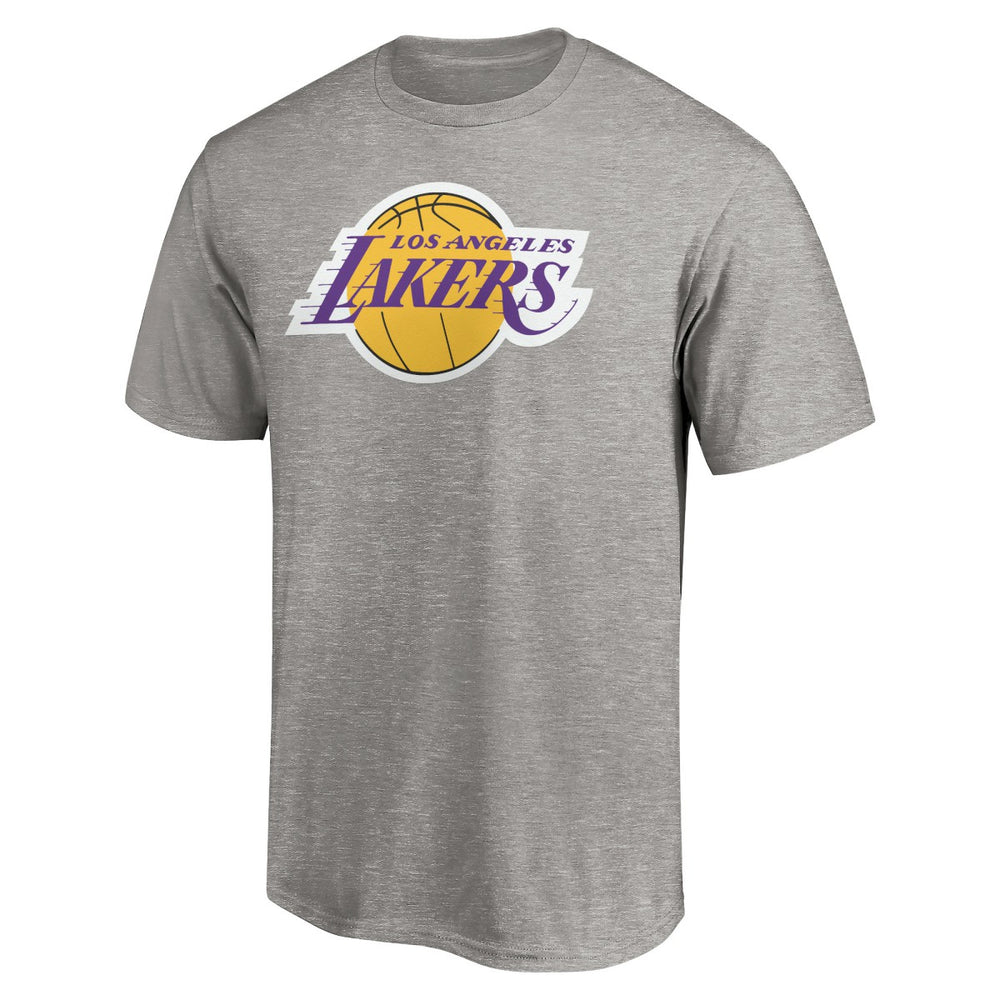 LeBron James Los Angeles Lakers #6 Playmaker Name & Number T-Shirt Heathered Gray - NBA