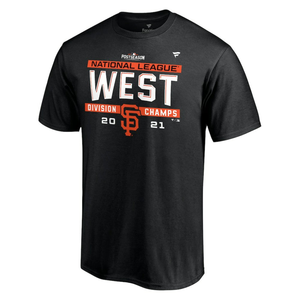 San Francisco Giants Fanatics 2021 NL West Division Champions Locker Room T-Shirt - MLB