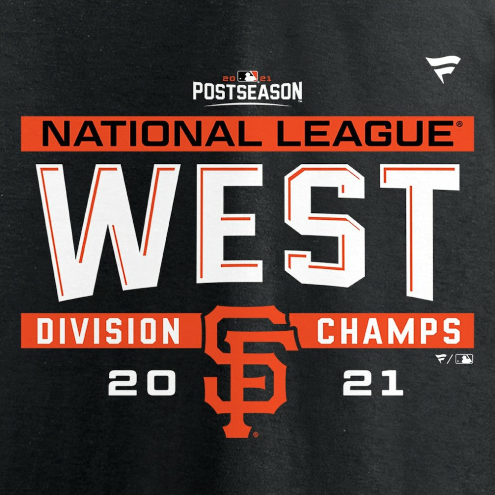 San Francisco Giants Fanatics 2021 NL West Division Champions Locker Room T-Shirt - MLB