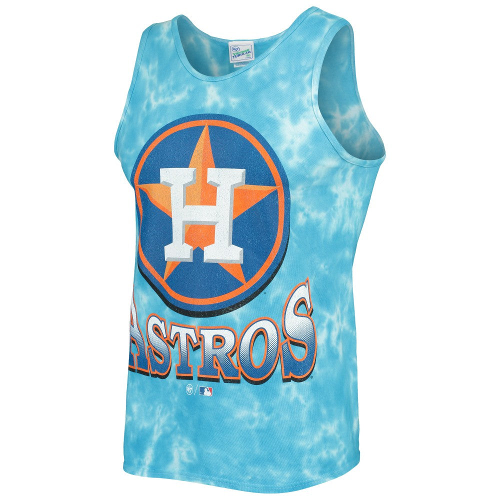 Houston Astros '47 Big Leaguer Tubular Tie-Dye Tank Top - MLB