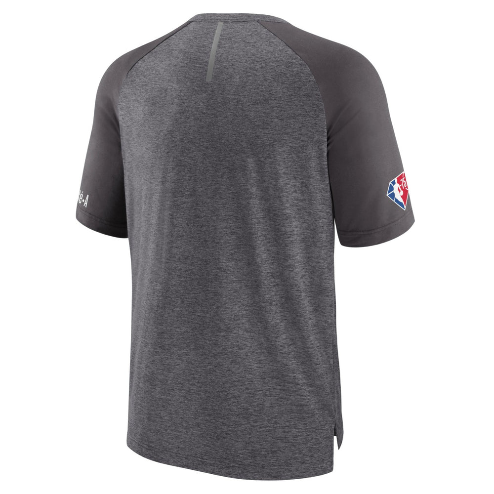 Washington Wizards 2022 Noches Ene-Be-A Core Shooting Raglan T-Shirt Heathered Gray - NBA
