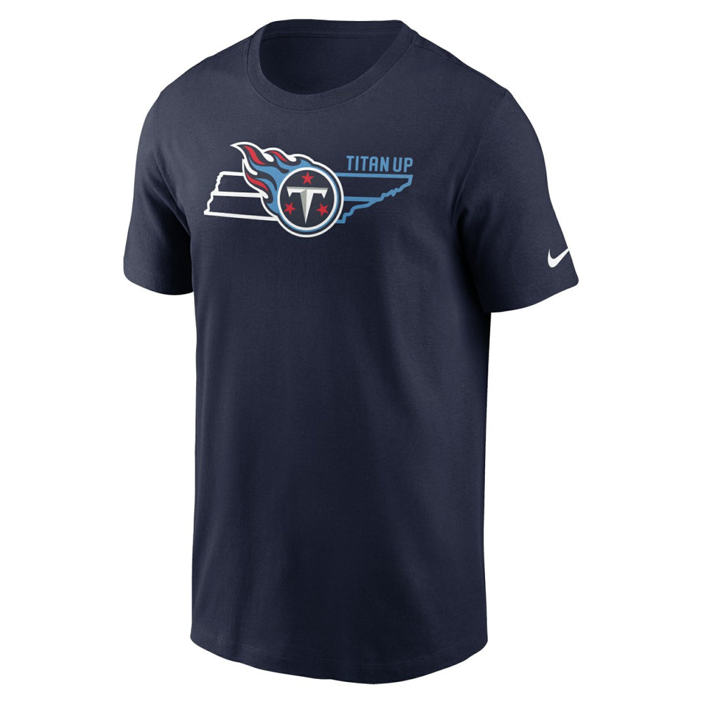 Tennessee Titans Essential Local Phrase T-Shirt Navy | Nike for Sale