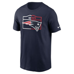 New England Patriots Essential Local Phrase T-Shirt Navy | Nike for Sale