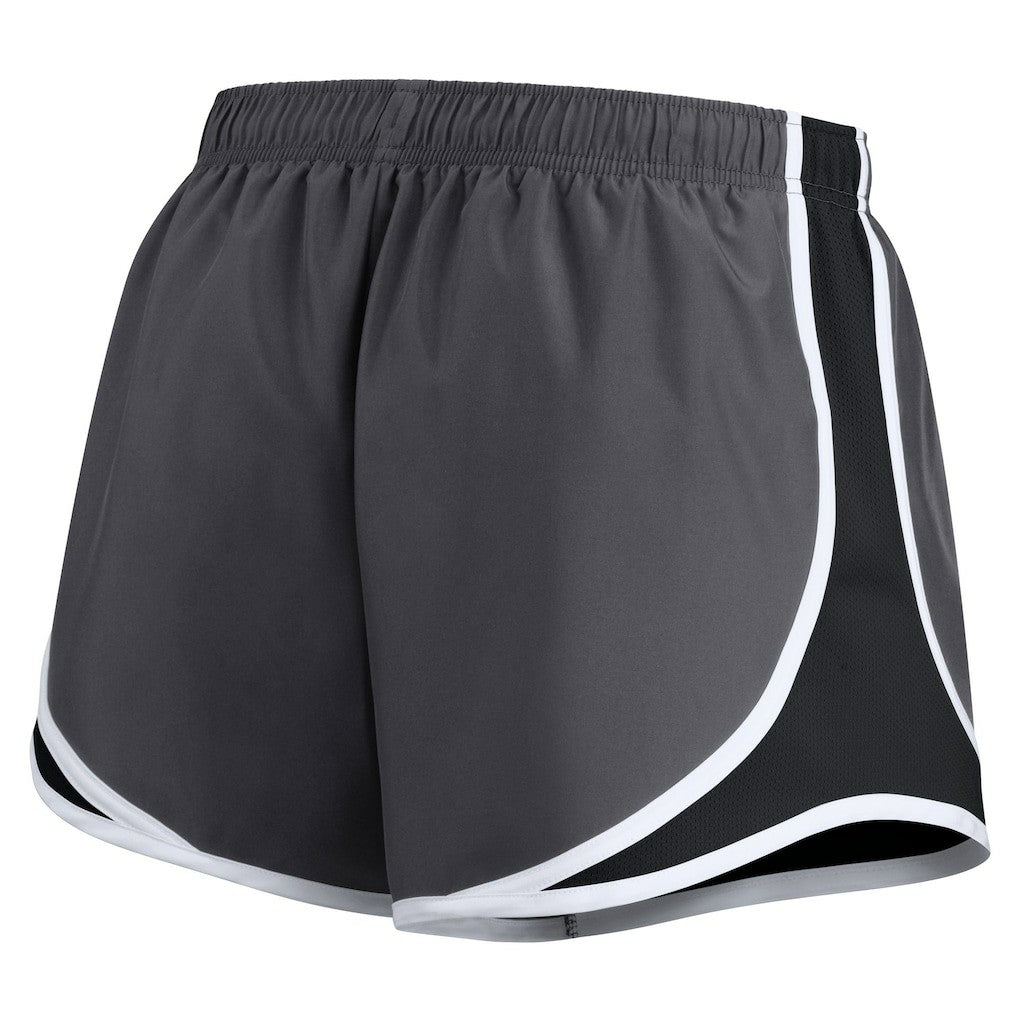 Pittsburgh Steelers Women's Plus Size Logo Performance Tempo Shorts Charcoal | Nike for Sale