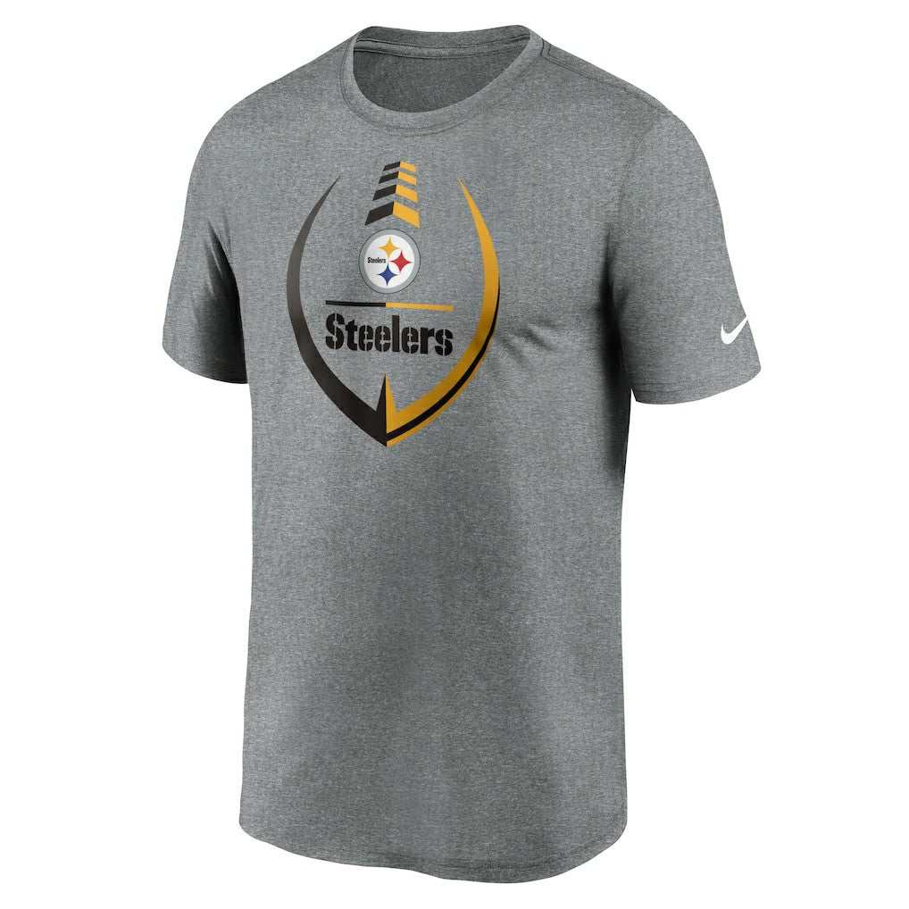 Pittsburgh Steelers Icon Legend Performance T-Shirt Heathered Gray | Nike for Sale