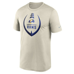 Los Angeles Rams Icon Legend Performance T-Shirt Bone | Nike for Sale