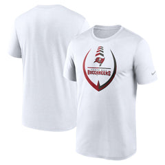 Tampa Bay Buccaneers Icon Legend Performance T-Shirt White | Nike for Sale